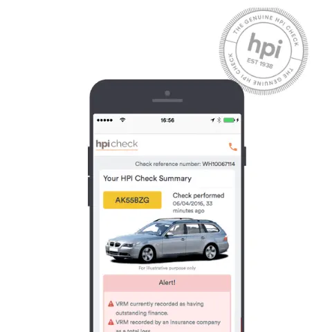 HPI check: Get a Check from Just £9.99 with Sign Up