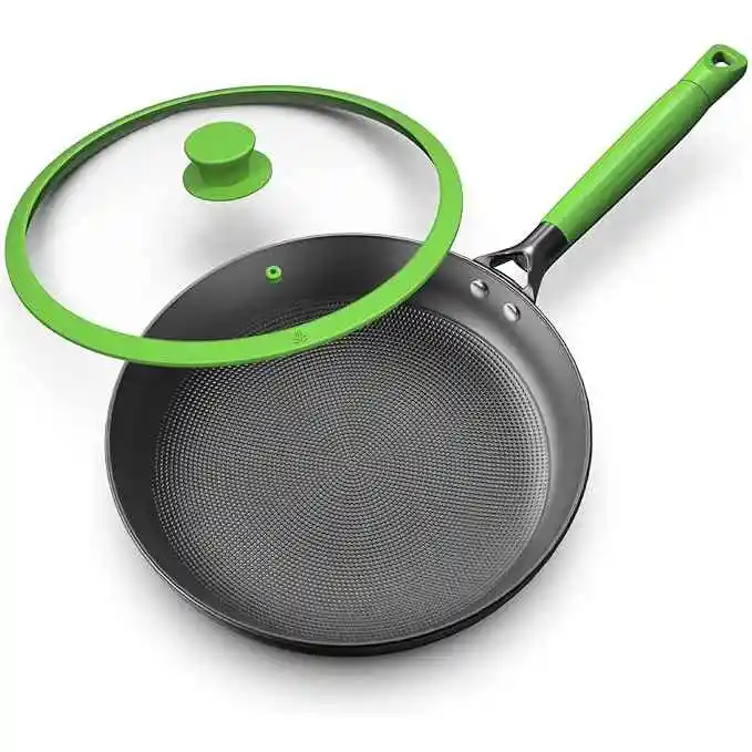 imarku 12 Inch Non Stick Frying Pans with Lid