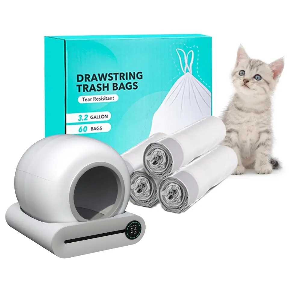 BASTRUMI Ultra Durable Drawstring Pet Poop Bags