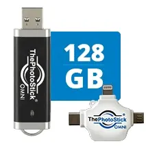 ThePhotoStick Omni: 128GB ThePhotoStick Omni Get up to 38% OFF