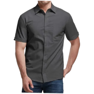 Amazon：Aimeilgot Mens Short Sleeve Shirts Linen Casual
