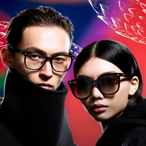 Ray-Ban：蛇年畅想 - 雷朋蛇年限量版太阳镜$166 光学眼镜$247