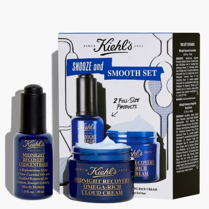 Kiehl's 科颜氏 Snooze & Smooth 夜间修护套组