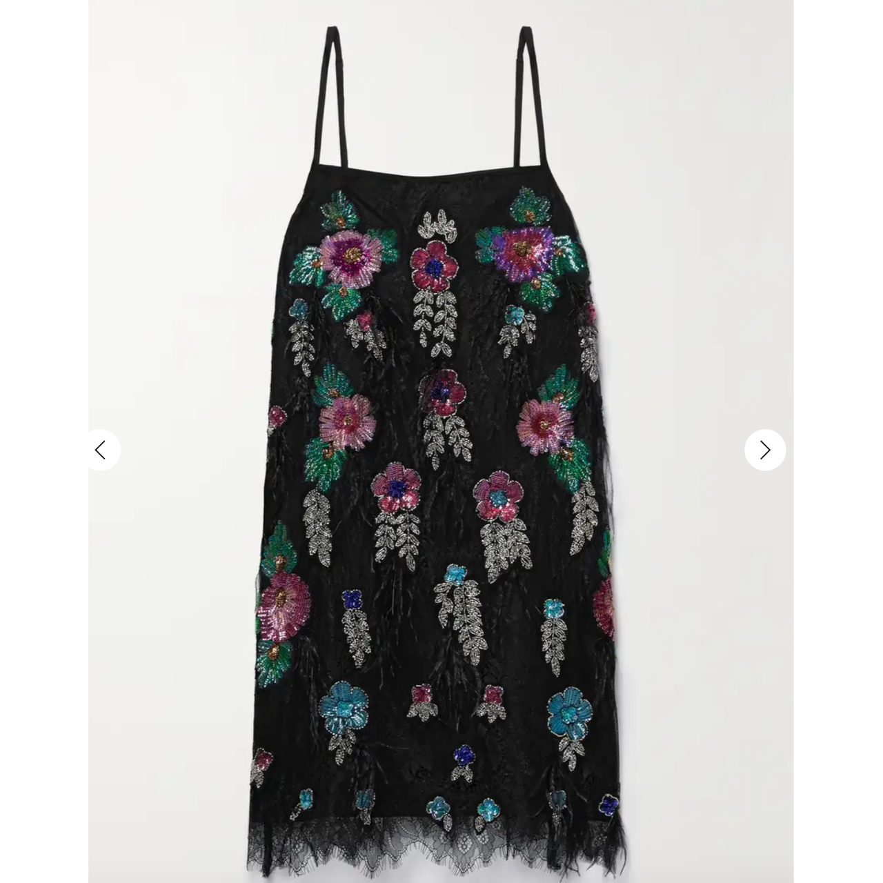 娜扎同款！Sea 黑色蕾丝闪片裙