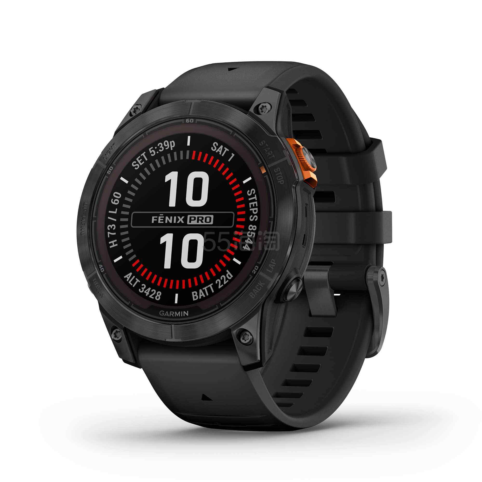 【含税直邮】GARMIN 佳明 跑步GPS手表 北美地图 石板灰配黑色表带 蓝牙