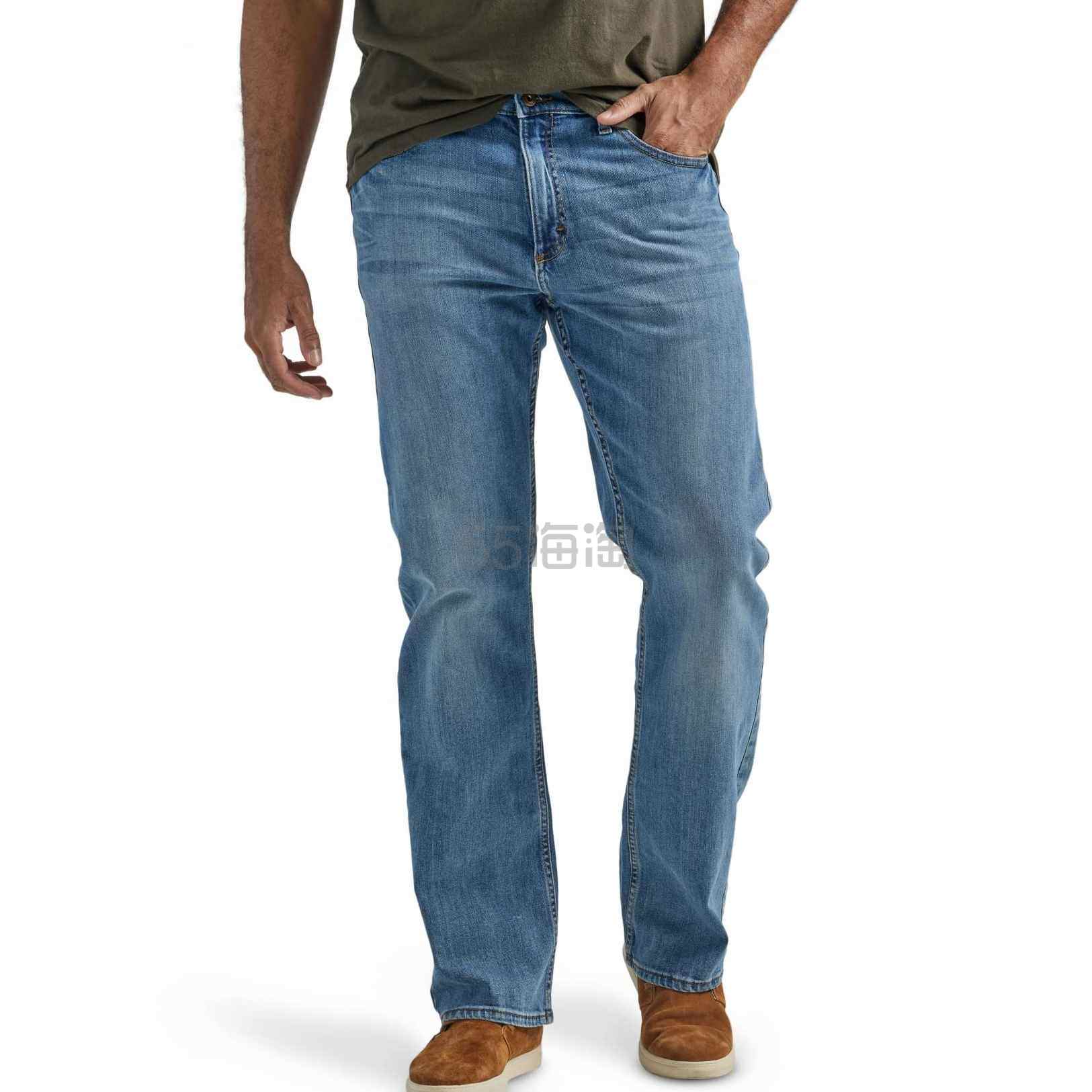 【含税直邮】Wrangler Authentics 男式宽松版型牛仔裤