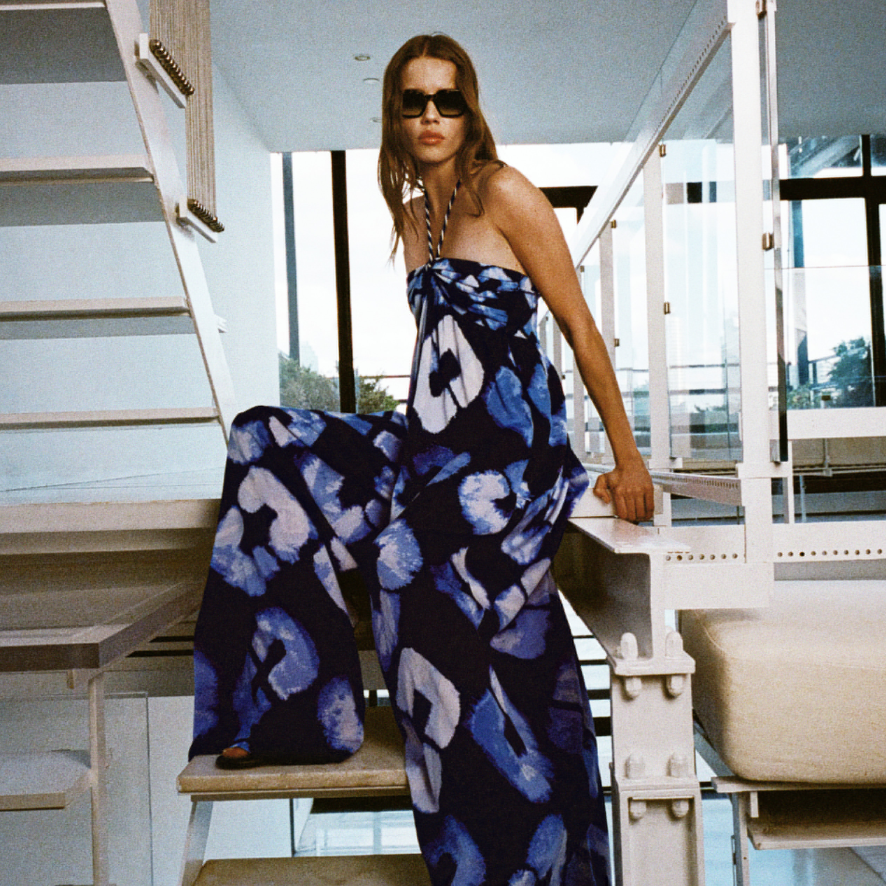 DVF US：美裙上新热卖！蓝白瓷花等系列上线