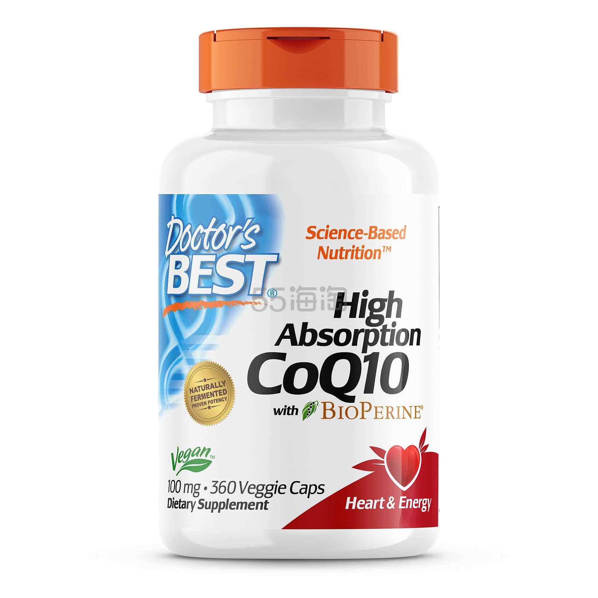 Doctor's BEST 辅酶Q10营养补充剂 健康 心脏健康 360粒