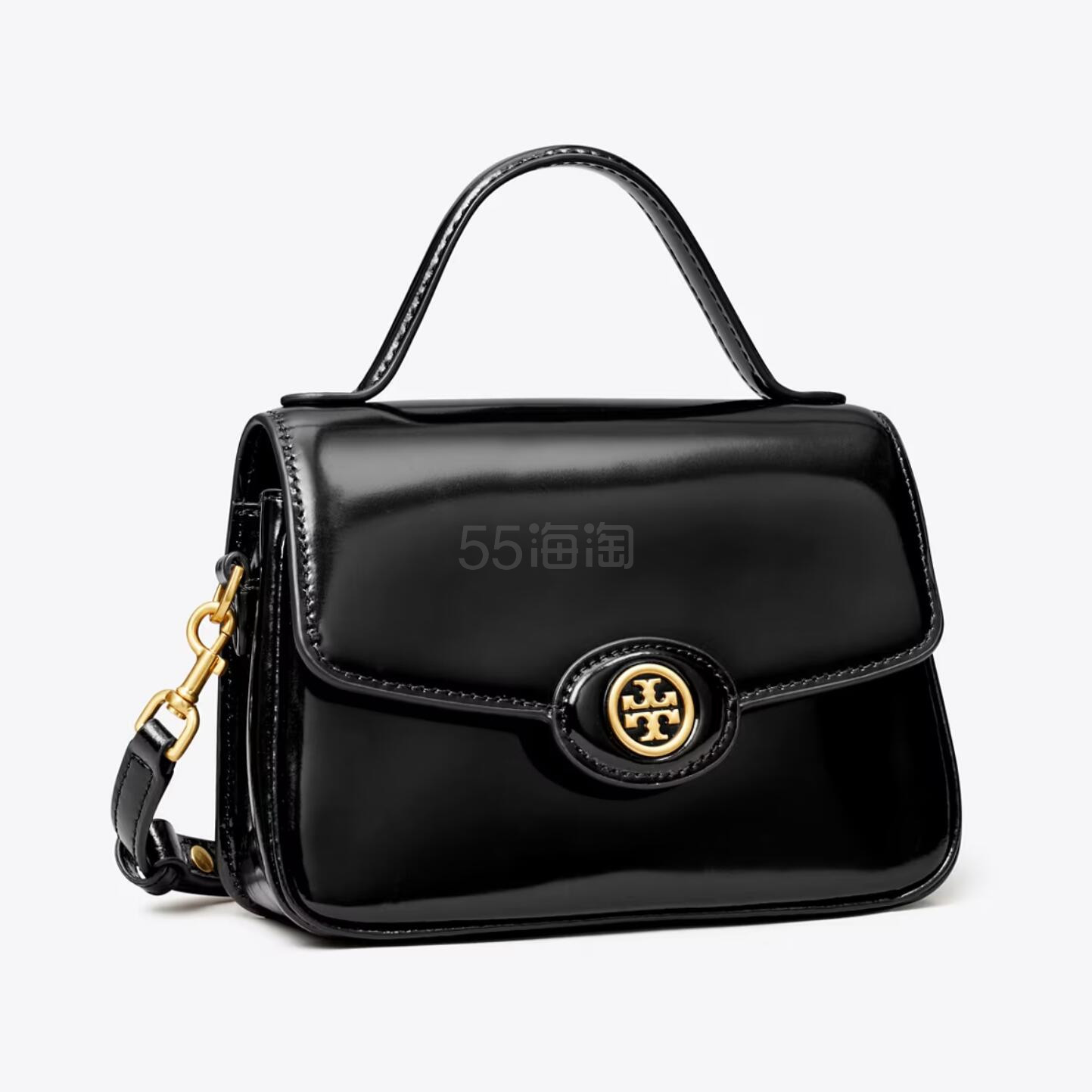 Tory Burch Robinson 豆腐包手提款黑色