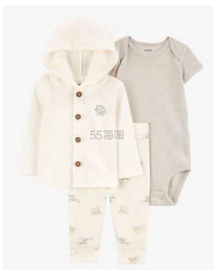 Carter's  婴儿小象三件套