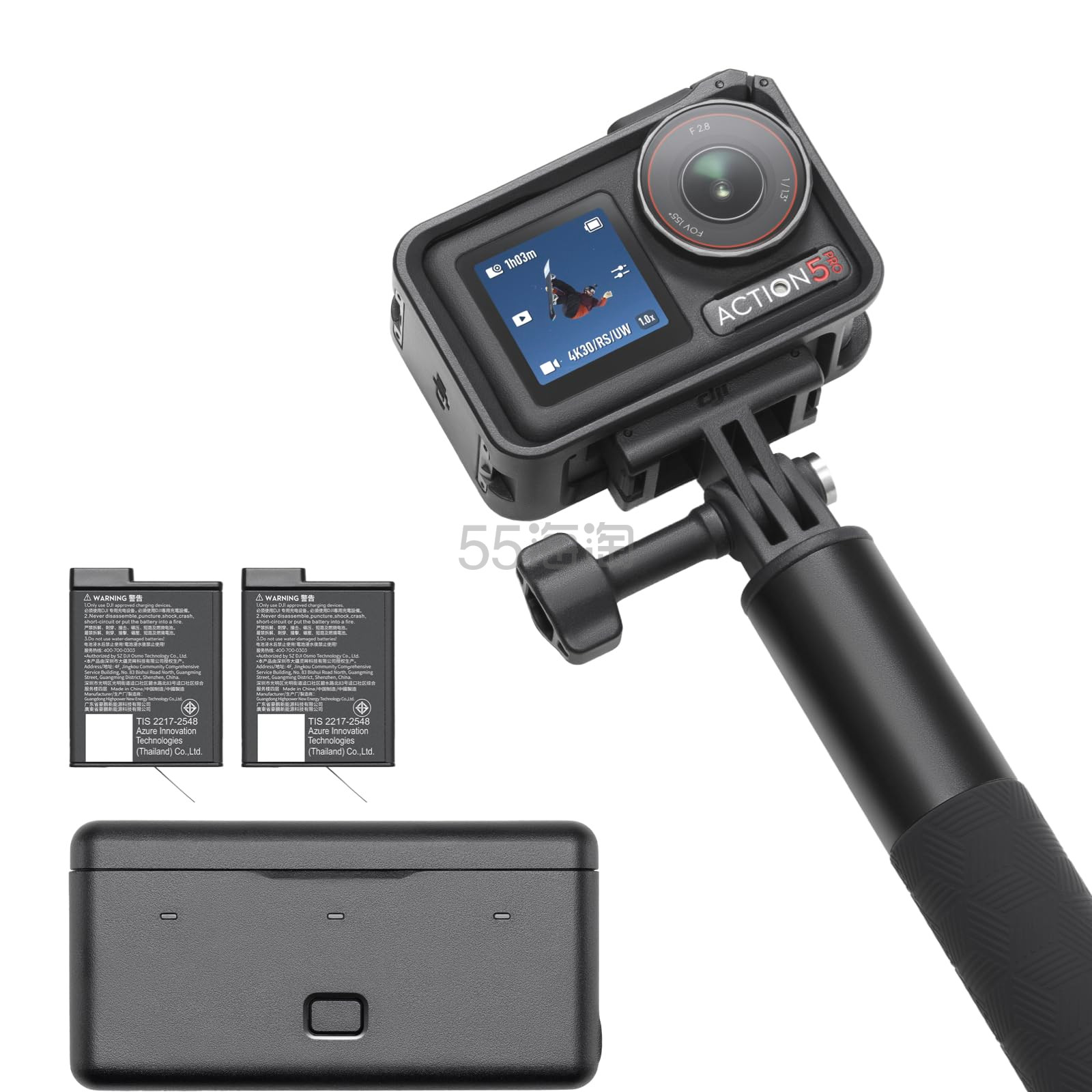 【含税直邮】DJI Osmo Action 5 Pro Adventure 大组合套装