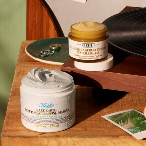 Kiehl's 美网：限时促销 入美白淡斑精华、无油面霜