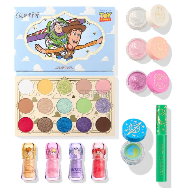 ColourPop 卡拉泡泡玩具总动员联名款全家福 价值$113