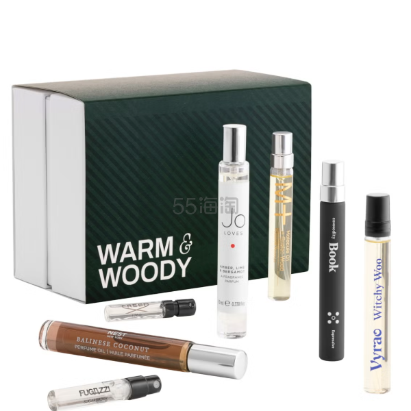 Cult Beauty The Warm and Woody 试管香套装 价值超£155