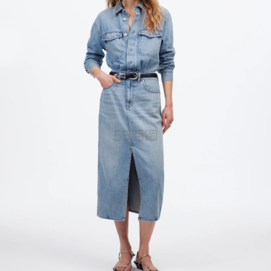 Madewell 牛仔衬衫裙