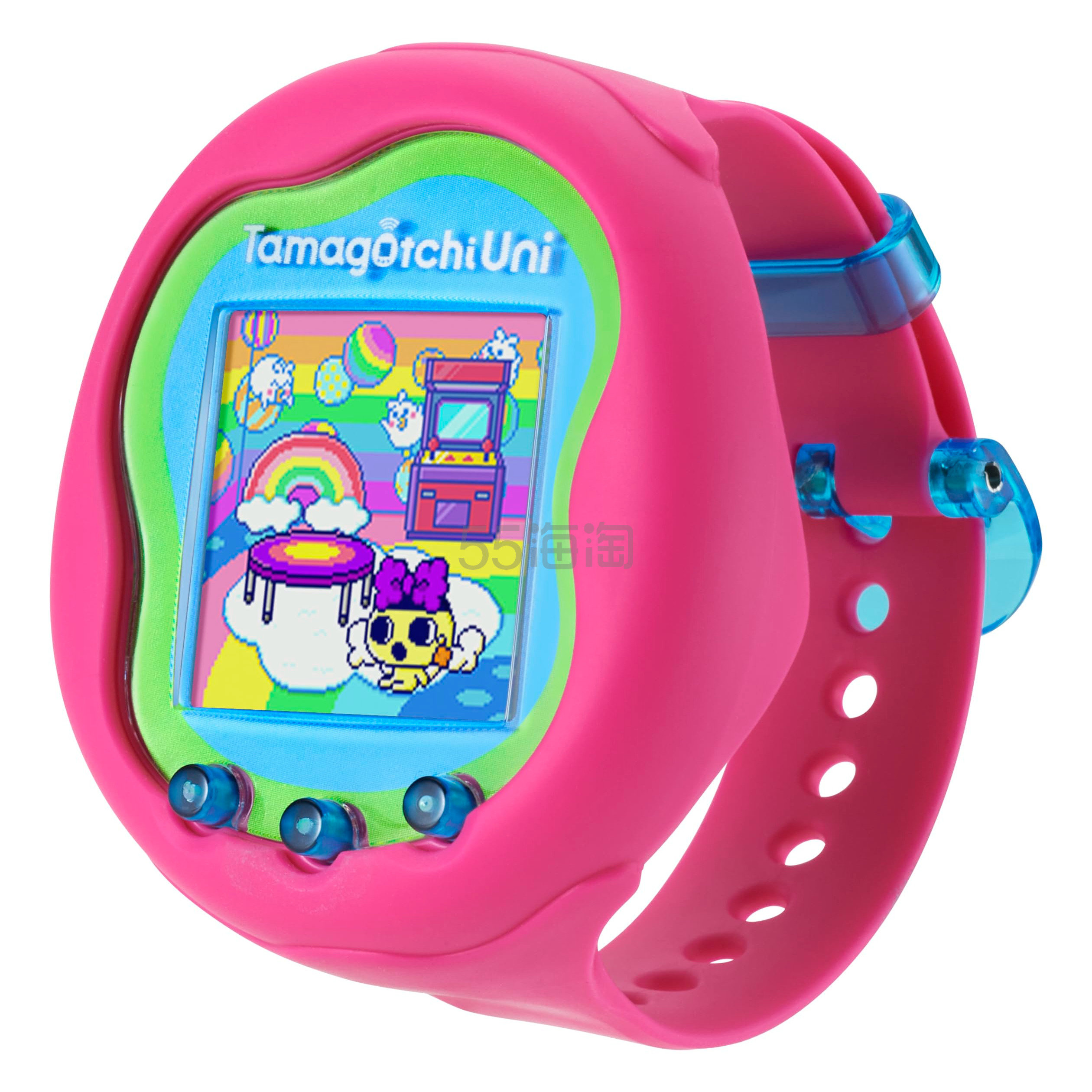 【含税直邮】BANDAI Tamagotchi Uni 虚拟宠物 粉色款式 互动功能丰富 适合6岁及以上儿童