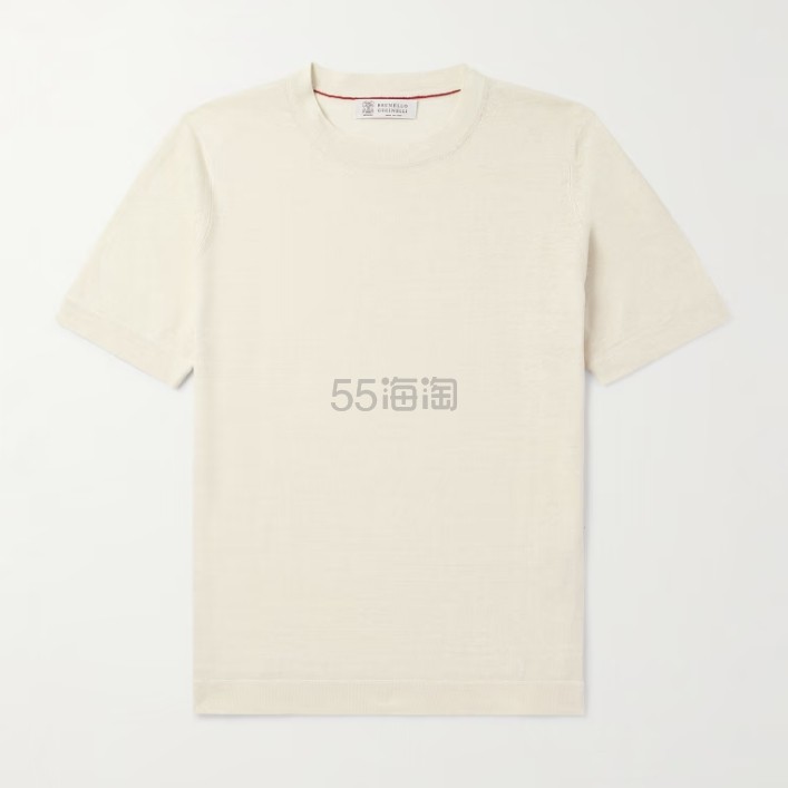 BRUNELLO CUCINELLI 基础款白色T恤