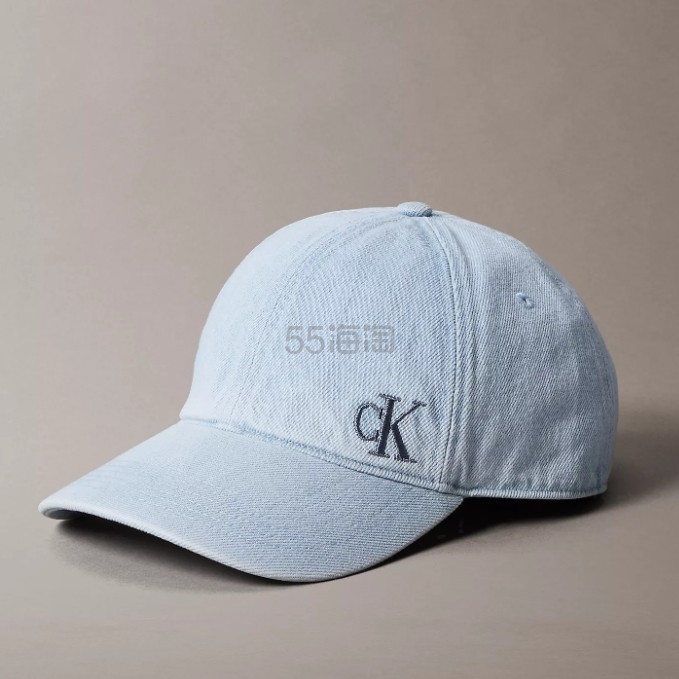 Calvin Klein 水洗丹宁徽标棒球帽