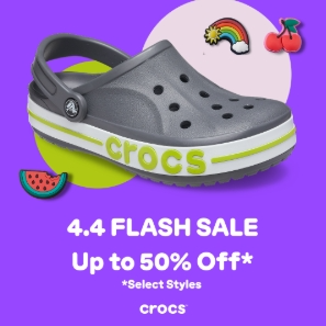 Crocs SG：限时闪促！全场洞洞鞋热卖