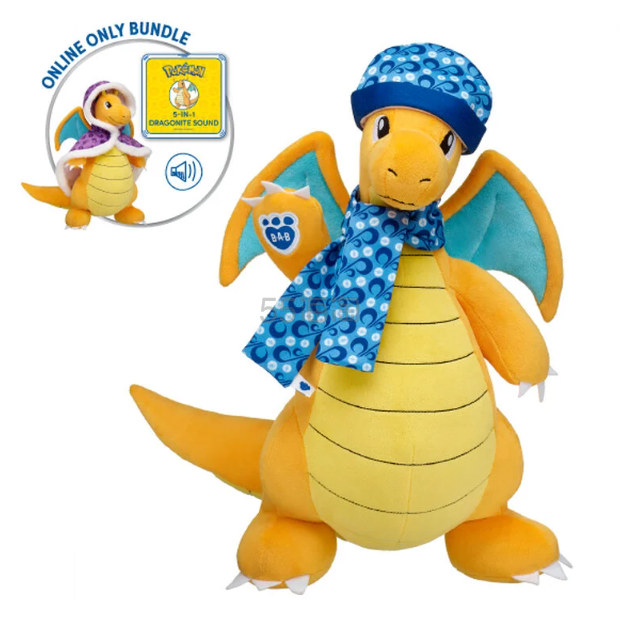 Build-A-Bear Pokémon Dragonite 宝可梦玩偶