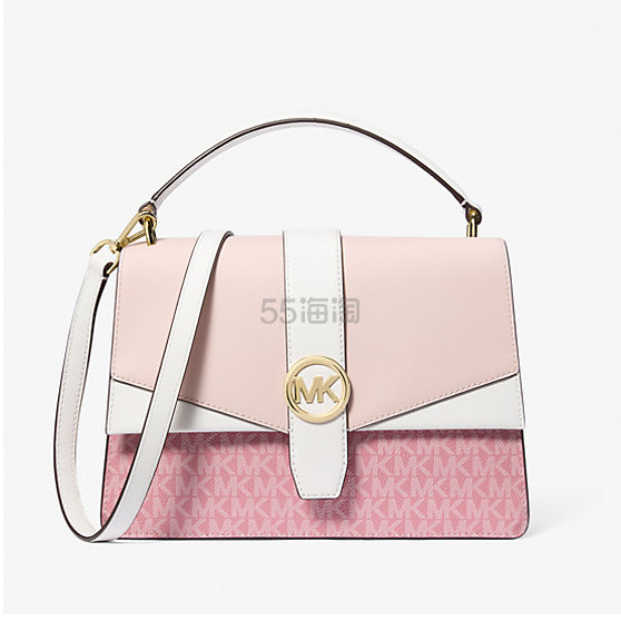 Michael Kors Greenwich 中号老花手提单肩包
