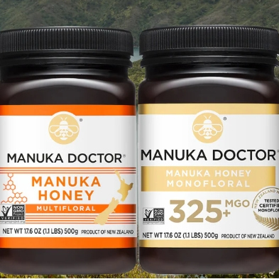 Manuka Doctor 美网：麦卢卡蜂蜜热卖 500g多花麦卢卡蜂蜜$12