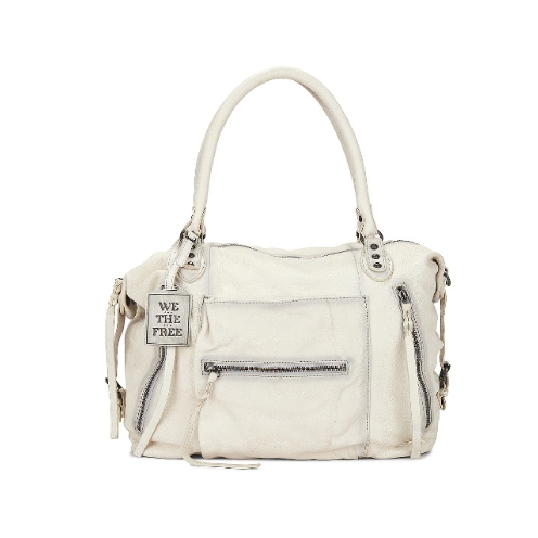 上新！FREE PEOPLE 白色机车包