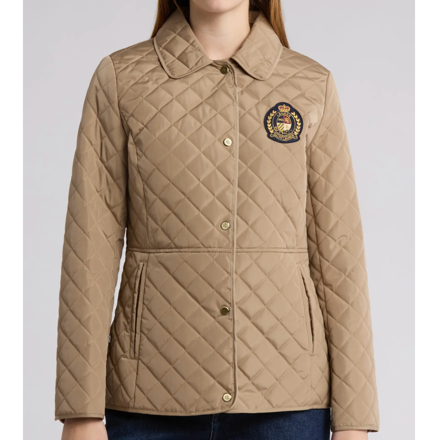 Lauren Ralph Lauren 拉夫劳伦菱格棉服