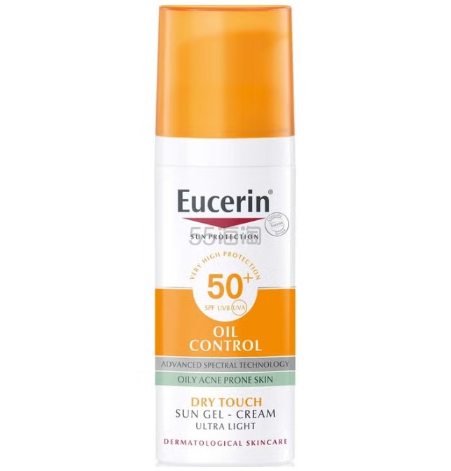 Eucerin 面部控油防晒啫喱霜SPF50+ 50ml