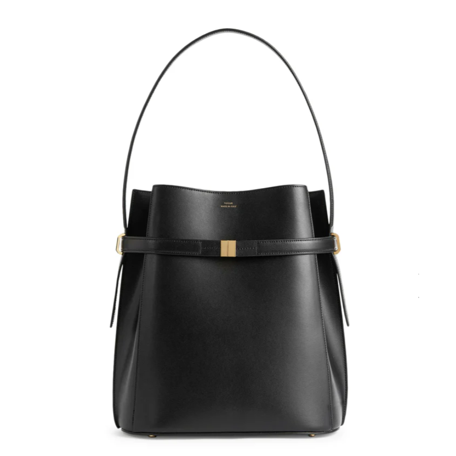 郑秀晶同款！Toteme 黑金水桶