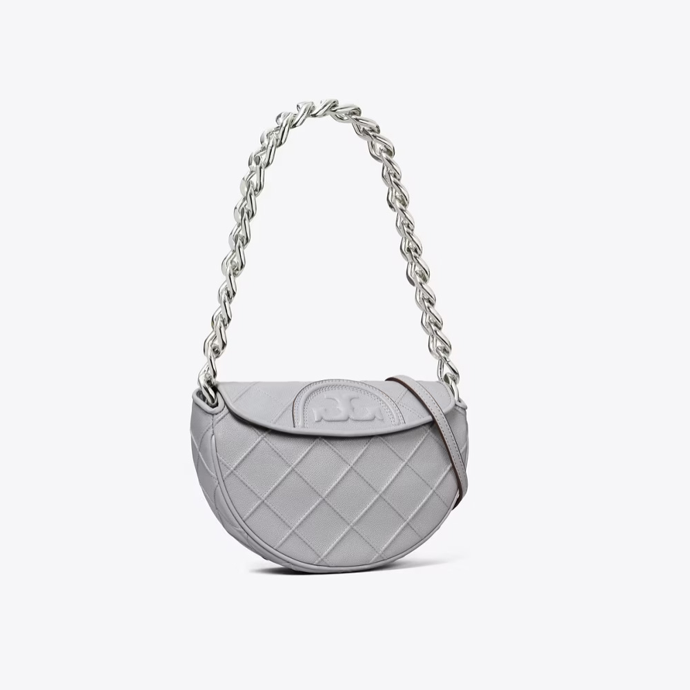 Tory Burch 汤丽柏琦 Mini Fleming Crescent 单肩包