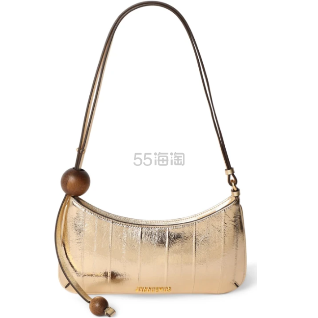 Jacquemus Le Bisou Perle 光滑皮革单肩包