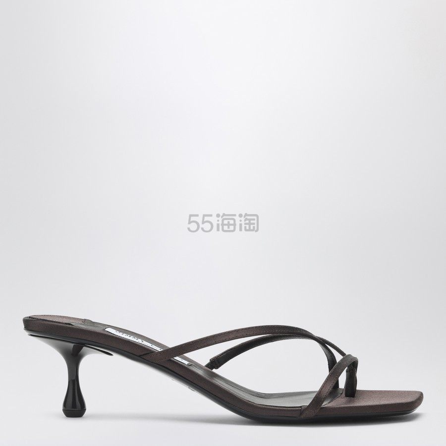 Jimmy Choo Etana Mule 50 咖啡色皮革高跟鞋