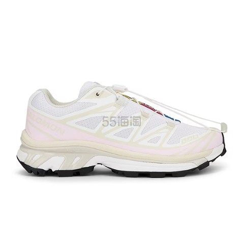 SALOMON 萨洛蒙 XT-6 粉白配色运动鞋
