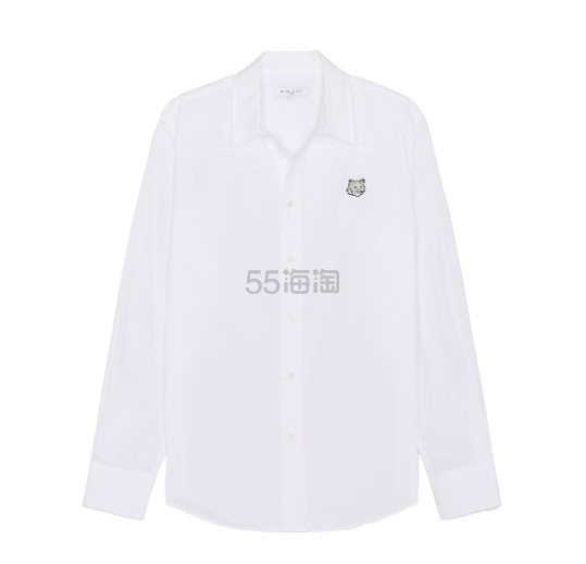 Maison Kitsune 白色狐狸头衬衫