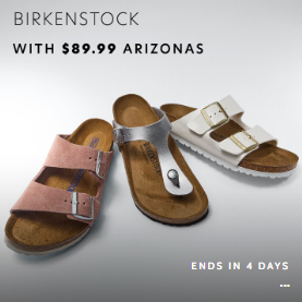 Gilt：Birkenstock 勃肯鞋履促销！低至$89.99