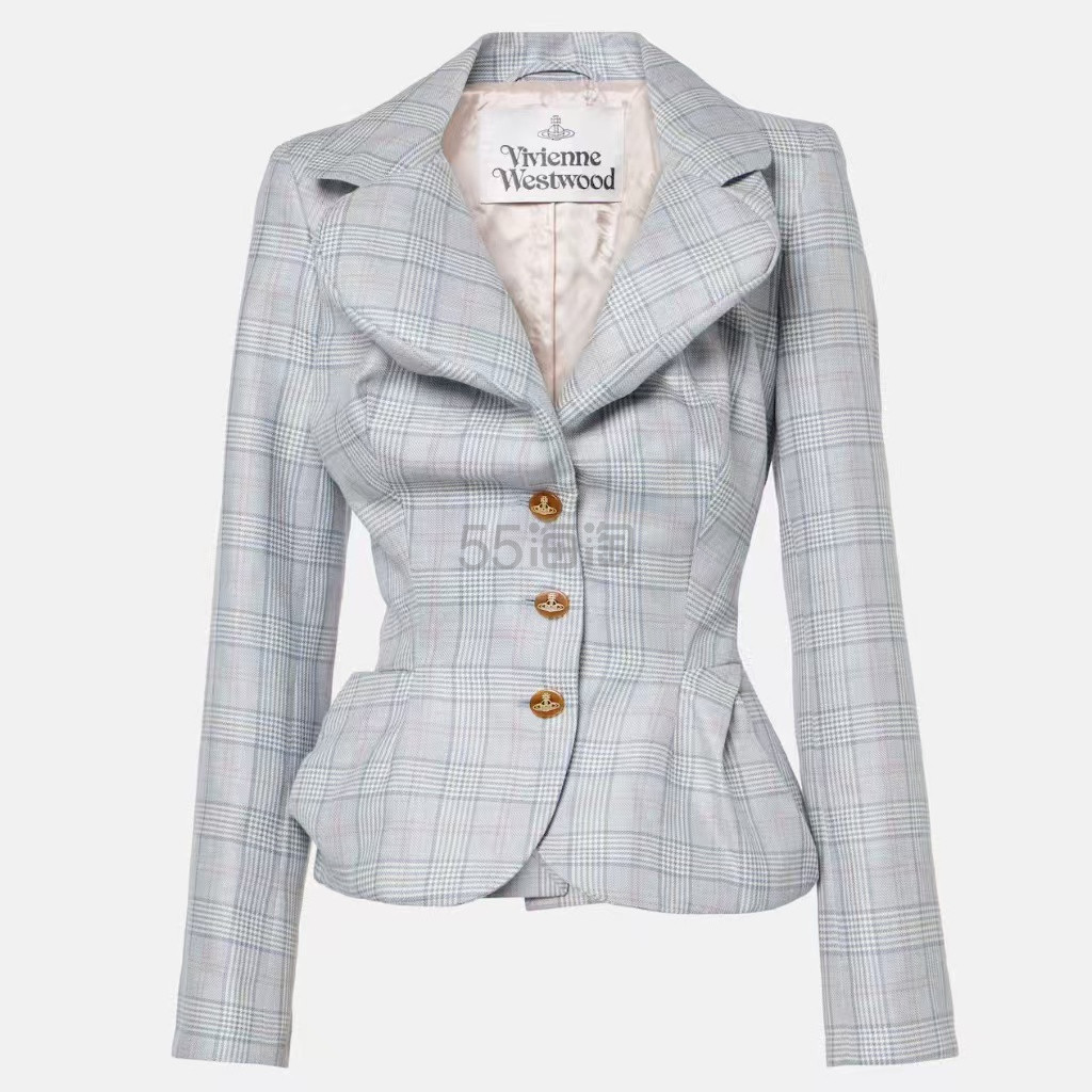 VIVIENNE WESTWOOD 西太后 Drunken 格纹西装外套