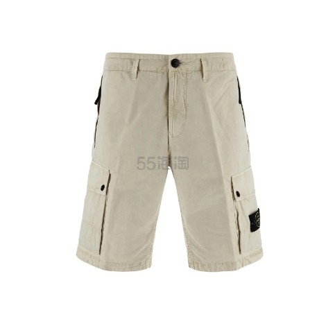 STONE ISLAND 石头岛浅褐色短裤