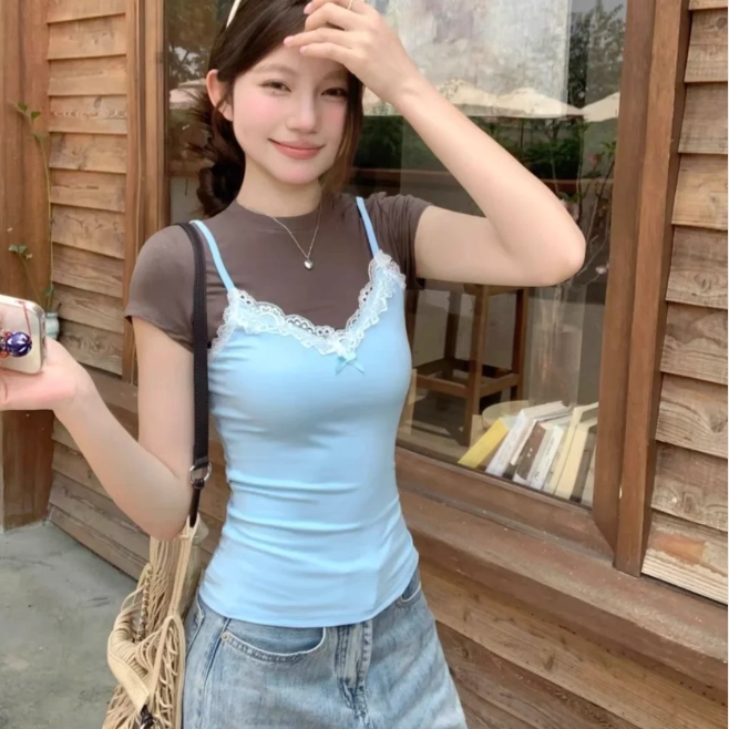 程潇同款首降！Acne Studios 撞色拼接吊带