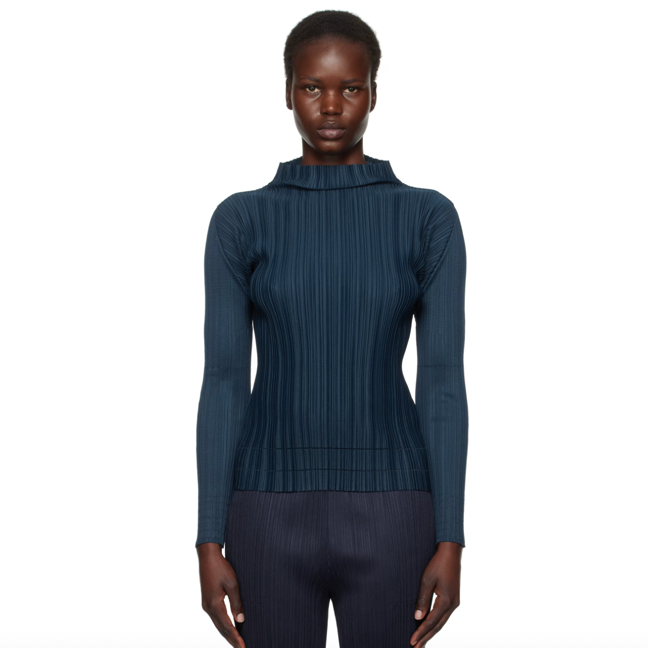 PLEATS PLEASE ISSEY MIYAKE 三宅一生Homme Plisse经典船领上衣