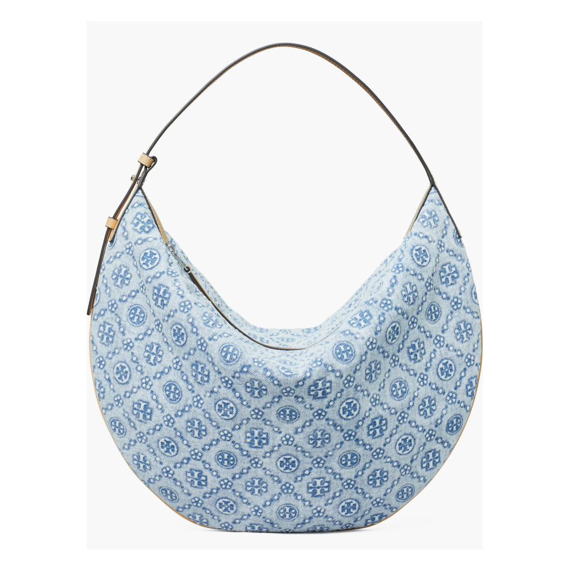 Tory Burch T Monogram Denim 汤丽柏琦单肩包