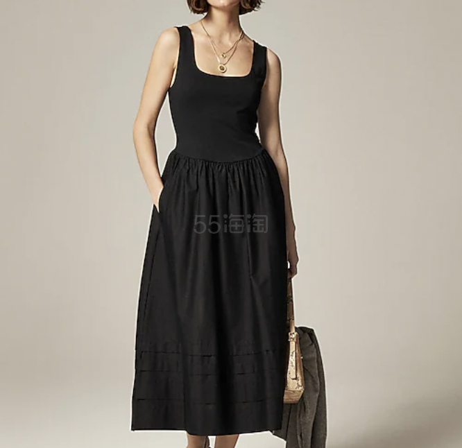 J.CREW 方领连衣裙