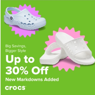 Crocs SG：春日大促！精选洞洞鞋、拖鞋热卖
