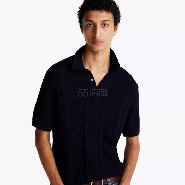 TOMMY HILFIGER 基础款针织POLO衫