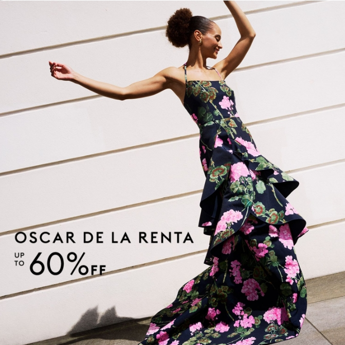 THE OUTNET 美站：Oscar De La Renta 潮品新加入 羊毛混纺连衣裙$986