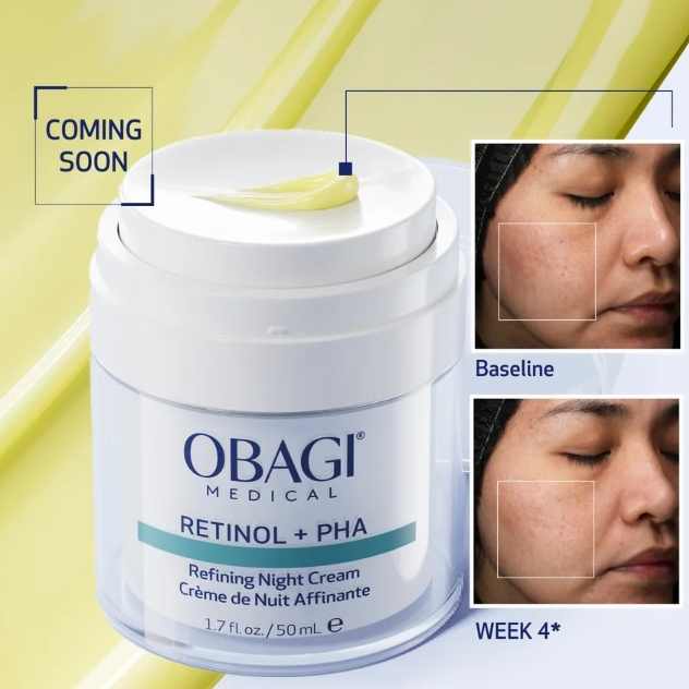 上新！Obagi  视黄醇 + PHA 焕肤晚霜 50ml