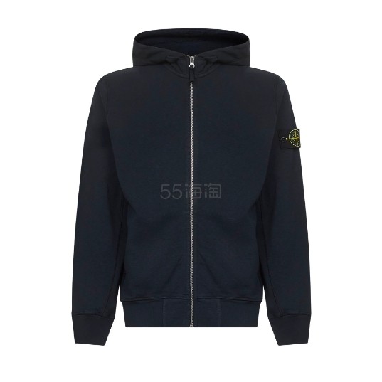 STONE ISLAND 石头岛经典徽标连帽外套