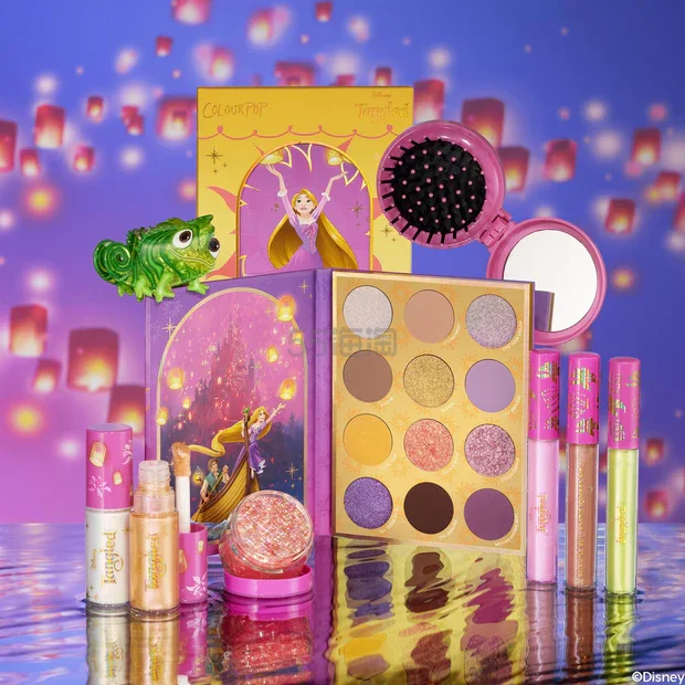 ColourPop 卡拉泡泡 Disney Tangled 联名款套装