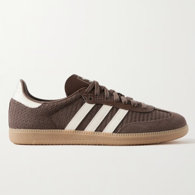 ADIDAS ORIGINALS 阿迪达斯 Samba OG 棕色网面德训鞋