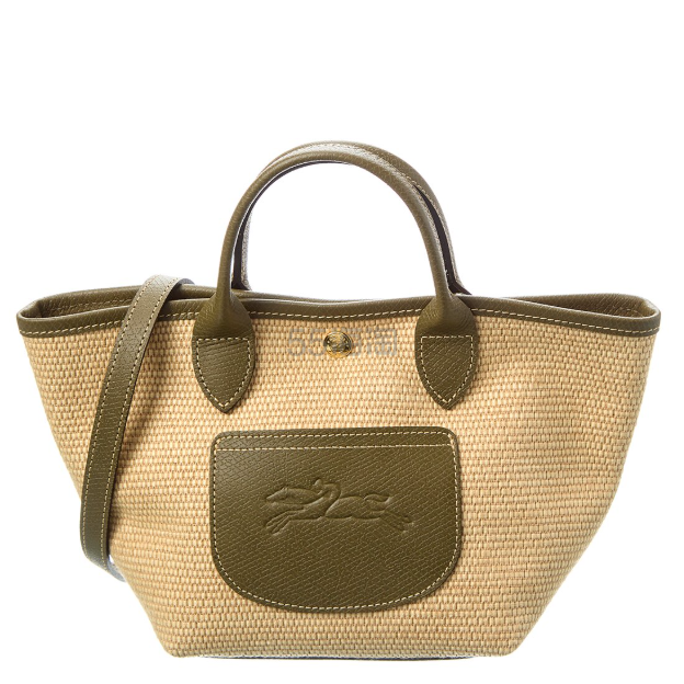 Longchamp 珑骧25新款草编包